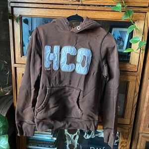 Boyfriend hollister men’s hooded sweatshirt brown